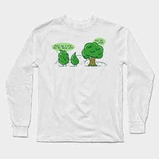 Leaves are Mean Long Sleeve T-Shirt